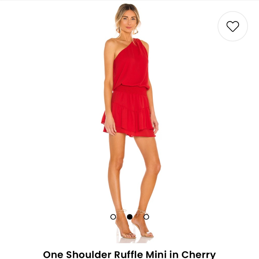 One Shoulder Ruffle Mini- krisa - Picture 3 of 3